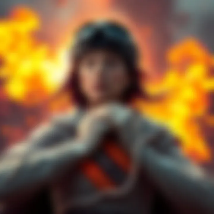 Wanda being rescued by a brave person, showcasing a moment of relief and hope