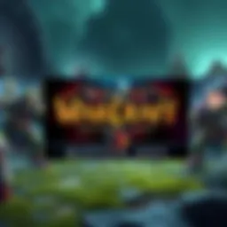 A screenshot of the classic Warcraft 3 game showing its iconic characters and gameplay interface