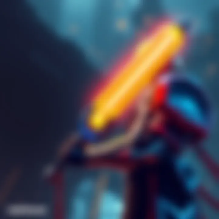 A Warframe character holding a powerful weapon, ready for battle against enemies, showcasing weapon improvements.