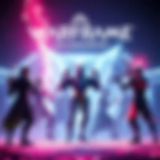 Players celebrating Warframe's 13th anniversary with the new Dex Signa item.