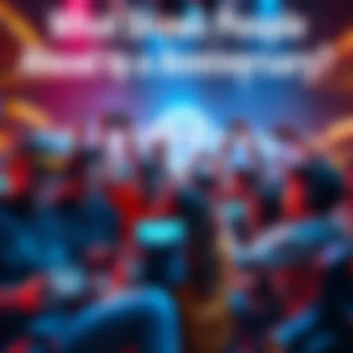 A group of gamers gathered, enjoying Warframe on various devices, showing excitement for the game's anniversary