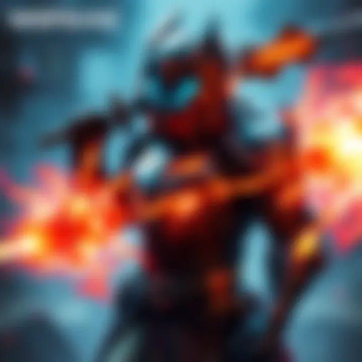 A Warframe character showcasing the new operator and updated elemental effects in action