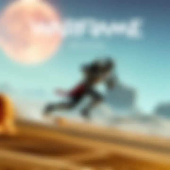 A Warframe character quickly sprinting across an alien landscape, showcasing movement mechanics without Movement Speed Mods.