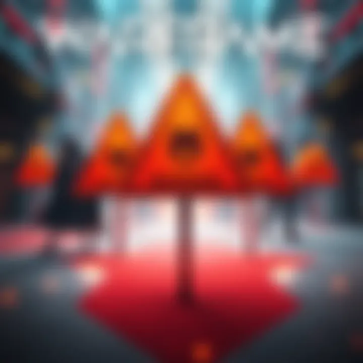 Warframe Game Invite Alert Graphic showing issues with game invites in Warframe, with warning signs and gaming characters.