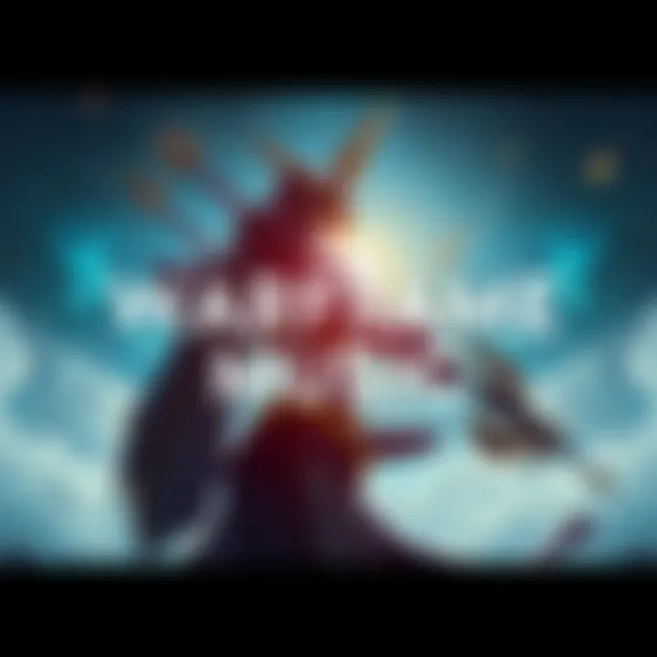 A scene from Warframe showcasing a Tenno in a dramatic pose with a background of cosmic clouds, representing the game's instrumental music theme.
