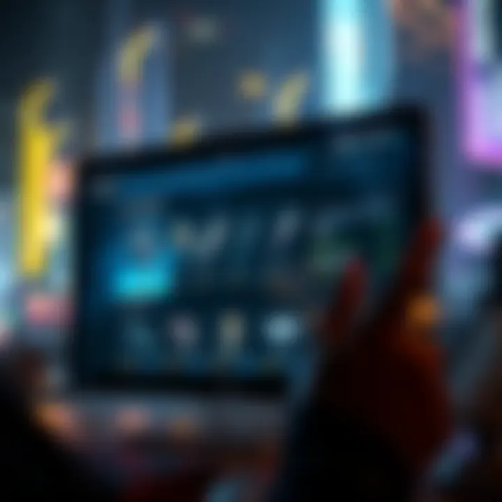 A PS5 screen showing the Warframe.market interface with items for sale
