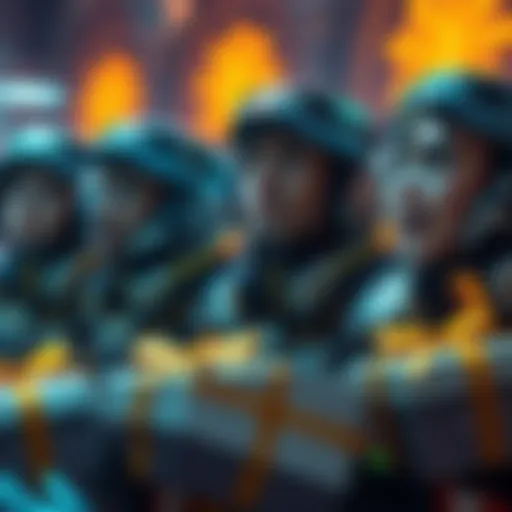 A group of new players in Warframe looking surprised as they receive protoframes from experienced players, showcasing excitement and confusion over the gifts.