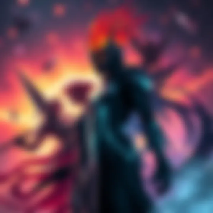 A visual representation of characters from Warframe and Soulframe, set against a cosmic background symbolizing their possible connection.