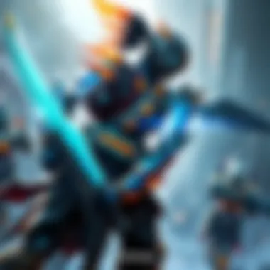 Two Warframe characters engage in combat, showcasing their synergies and teamwork for enhanced gameplay.