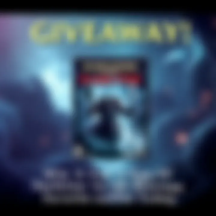 Graphic showing the Warhammer 40,000: Darktide game cover with a contest announcement to win a copy by sharing favorite Legion.