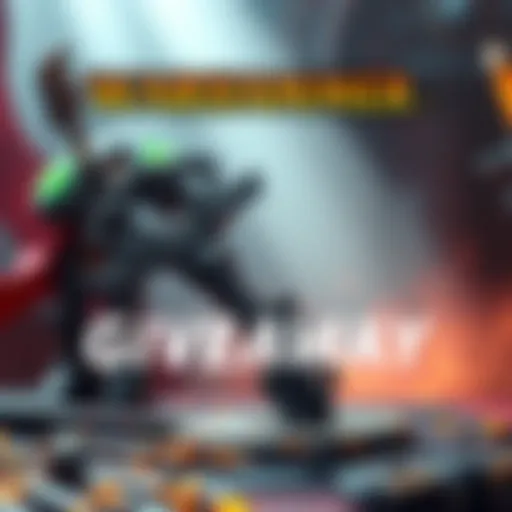 A graphic showing a giveaway for Warhammer game keys with a comment section for favorite games