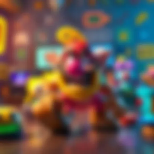 A screenshot showing various fast-paced microgames from WarioWare, Inc. featuring quirky characters and bright colors.