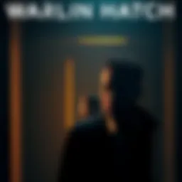 Warlin Hatch stands in a dimly lit setting, looking thoughtfully at a closed door that symbolizes his complex connections in Quantum Break.
