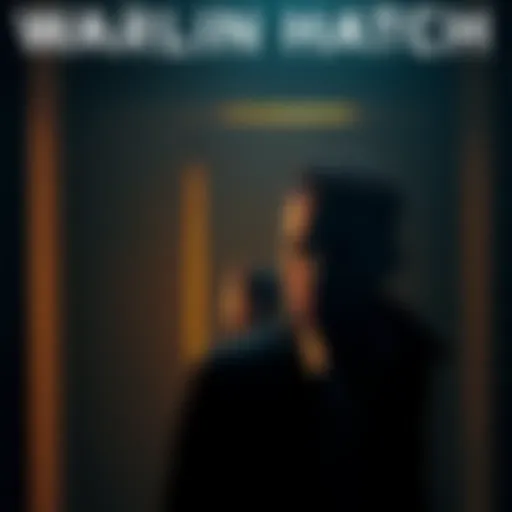 Warlin Hatch stands in a dimly lit setting, looking thoughtfully at a closed door that symbolizes his complex connections in Quantum Break.