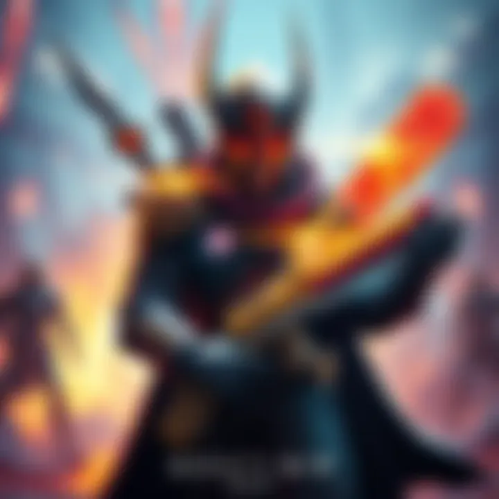 A Warlock character in Destiny 2025, ready for battle with glowing abilities and a futuristic weapon, set against a vibrant game environment.