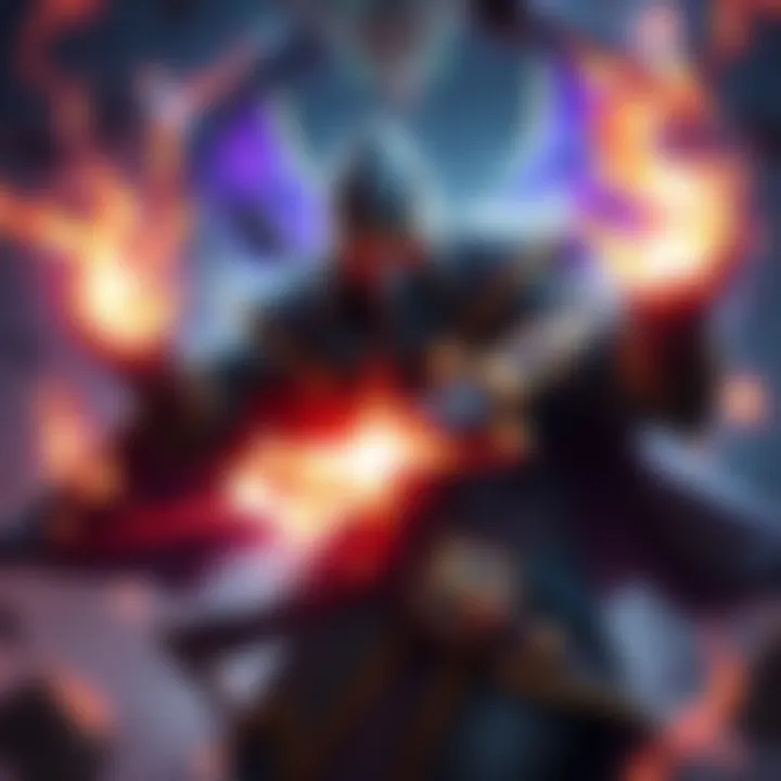 A Warlock character surrounded by magical energy, casting powerful buffs and debuffs in a battle scene.