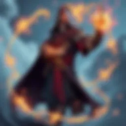 Warlock character using magic A Warlock character stands confidently, casting a spell with glowing symbols around them, ready to tackle a key quest in a fantasy setting.