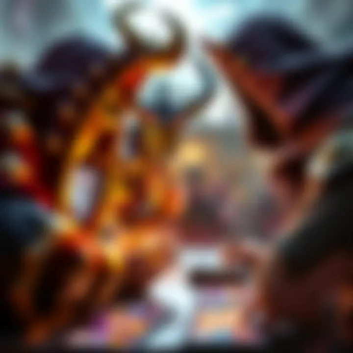 Warlock Counter Strategy A player strategizing against a Warlock deck featuring Rafaam in a card game