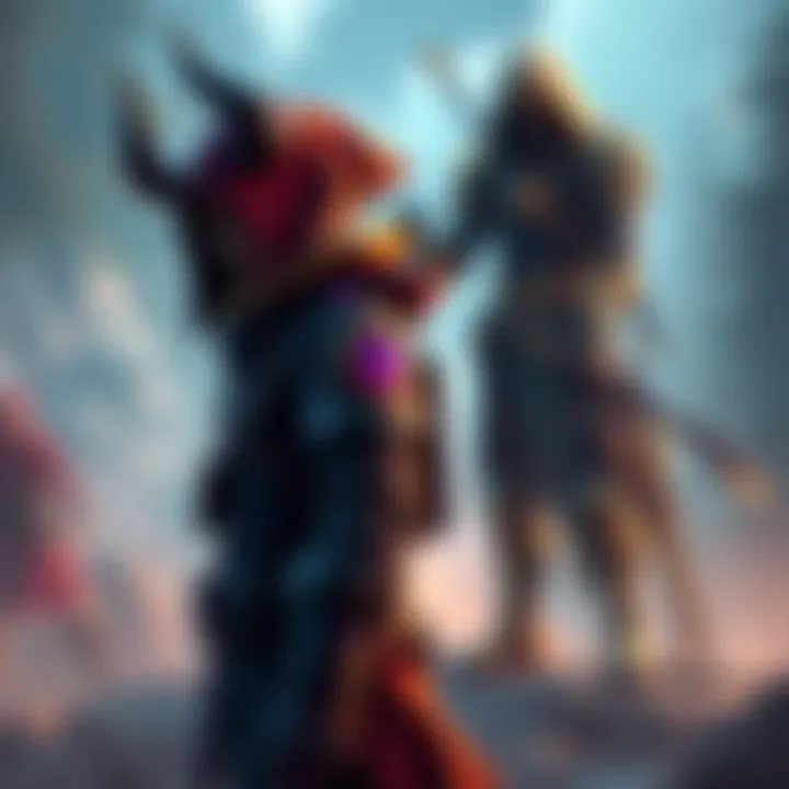 Warlock Defeated in Match A Warlock character in a gaming scene looks defeated after a match, showcasing frustration while a Hunter character stands triumphantly in the background, symbolizing the dominance of Hunters in GG:Su...