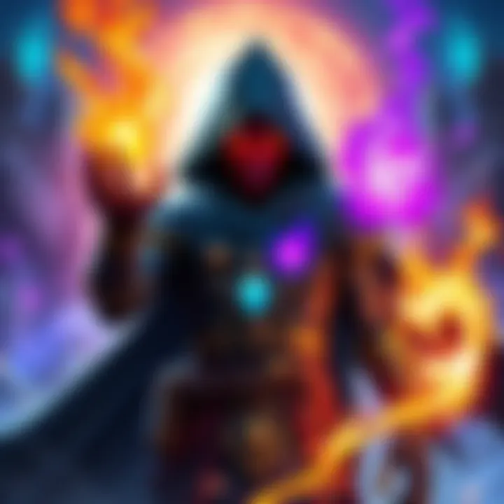 A Warlock character showcasing different abilities and spells in a vibrant game environment of Edge of Fate.