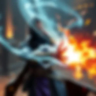 A Warlock character preparing to unleash a powerful one-hit kill spell in a dynamic gaming environment, showcasing bright magical effects and intense focus