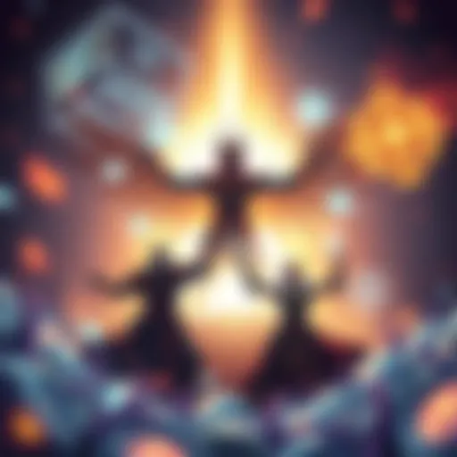 A powerful Warlock stands victorious in the Guardian Games, showcasing magical abilities and energy around them.