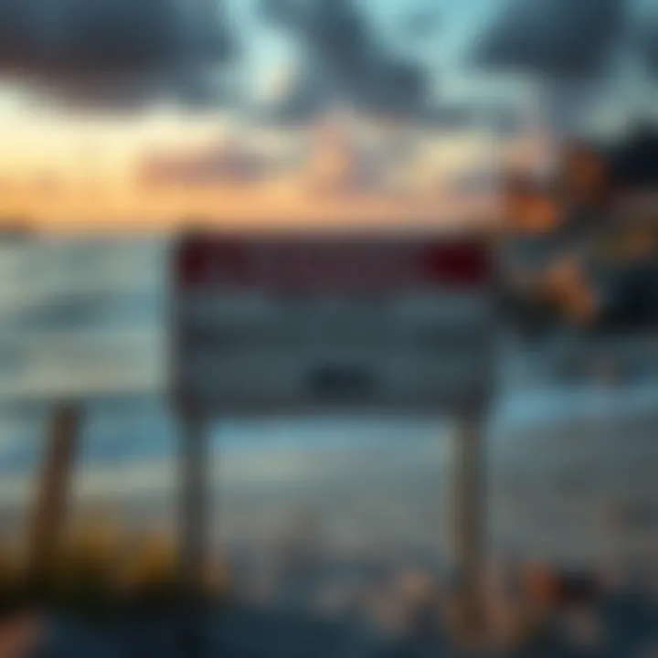 A warning sign notifying people to stay away from Riven's beach for safety reasons