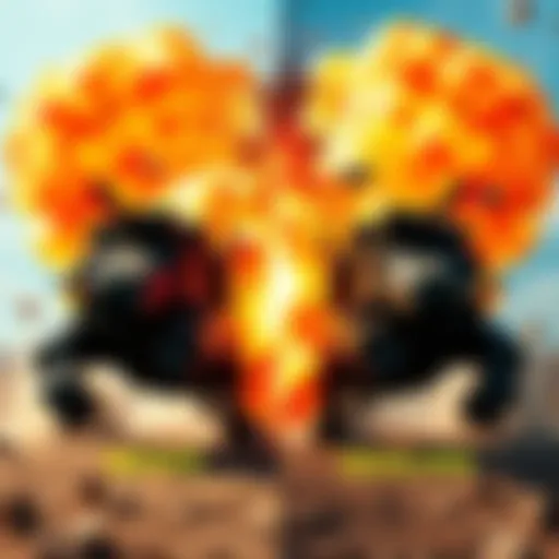 A side-by-side view of Warthog explosions in Infinite and Campaign Evolved, showing the difference in effects and destruction.
