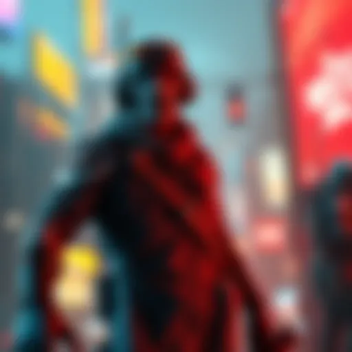 A player character showing off the Wastelander Dummy skin in a vibrant gaming environment