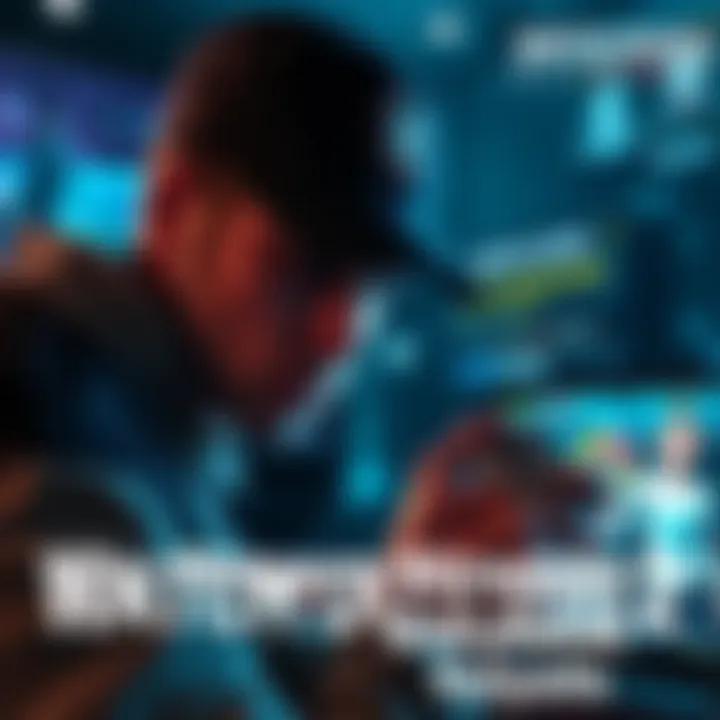 A gamer looking annoyed while playing Watch Dogs 2, with the game screen showing a mission menu.