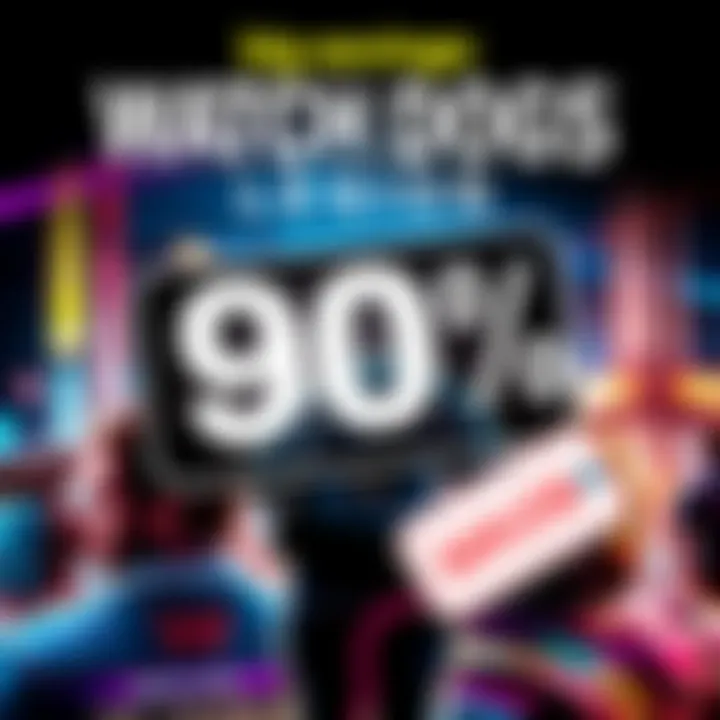 Watch Dogs: Legion Discount A promotional graphic showing a 90% discount on Watch Dogs: Legion, featuring game art and a price tag