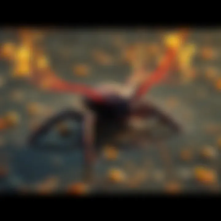 A Clicker variant sits immobile in murky water, releasing spores while alerting nearby infected.