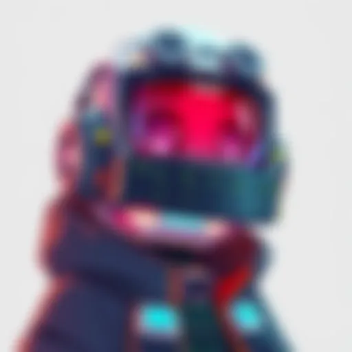 A digital illustration of a character named Wattson, featuring a futuristic look with gadgets and a curious expression.