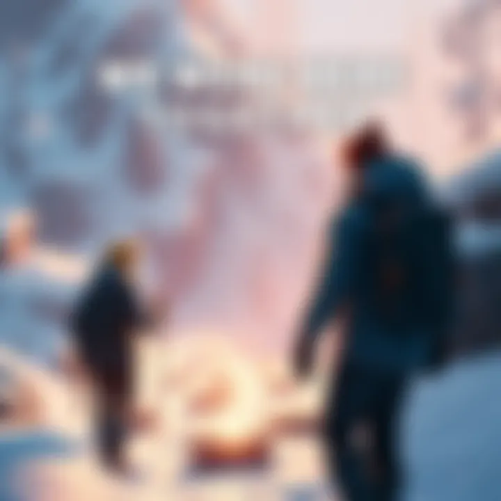 Cover art for We Were Here Together featuring two characters exploring a snowy environment with puzzles