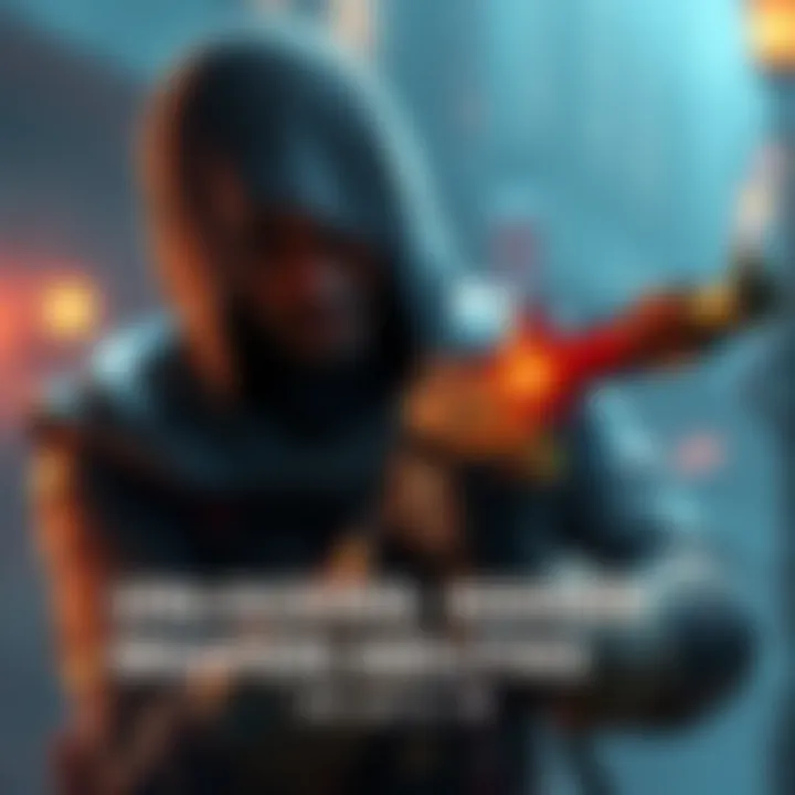 Identifying Weapon Abilities in AC:R A character in AC:R examining their weapon to find unique abilities, looking at hints in the game.