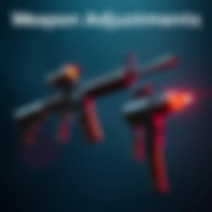 ICR-1 and M4LMG shown with highlighted attachment changes affecting performance