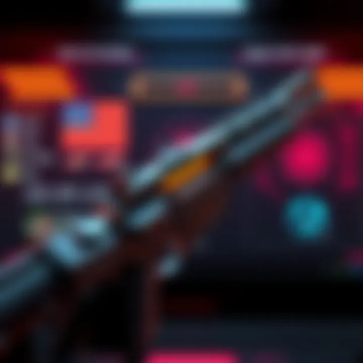 A detailed view of a weapon crafting interface highlighting multi hit modules in use