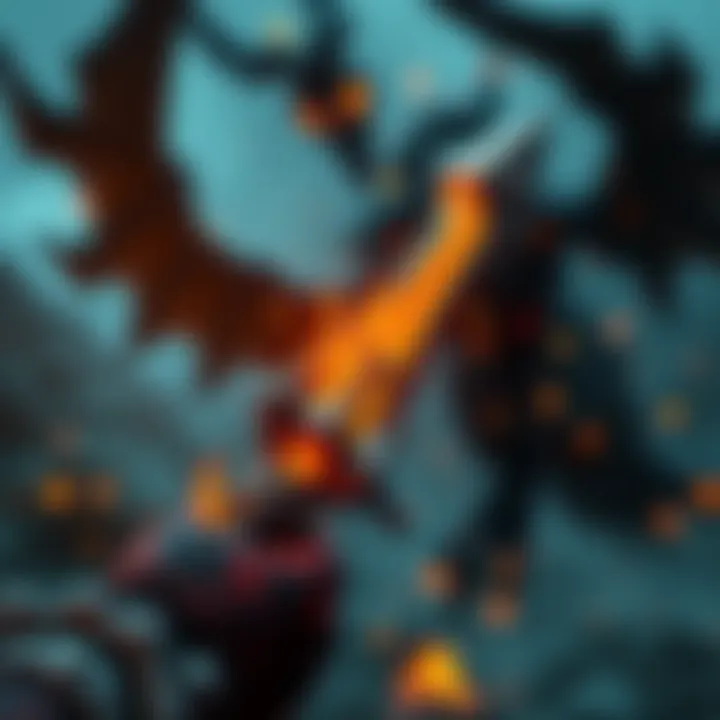A slow-motion shot showing a weapon glowing orange during a fight against Mothrakk's son, capturing the moment of frustration for players.