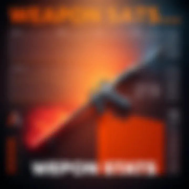 A detailed display of various weapon stats showcasing the 2 Crit 1 Body configuration, highlighting essential attributes for gameplay.