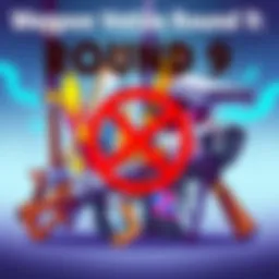 A colorful illustration showing various weapons with the Insect Glaive crossed out and the Hammer highlighted as the next target for voting.