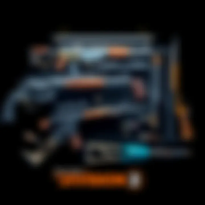 Players discussing weapon and gear management in Division 2, showing storage options and deconstruction choices.