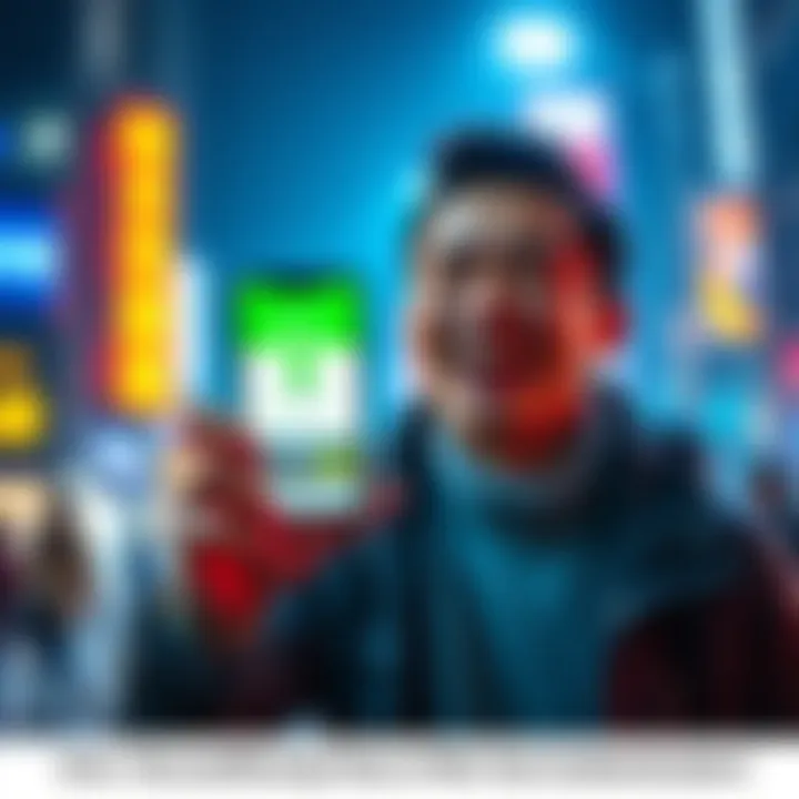 A person with a big smile showing a phone with the WeChat app open, indicating successful real name authentication