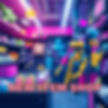 A colorful display of new items including champion kor, dart monkey sidekick, and special items like robo-kevin and mecha-pop in the item shop