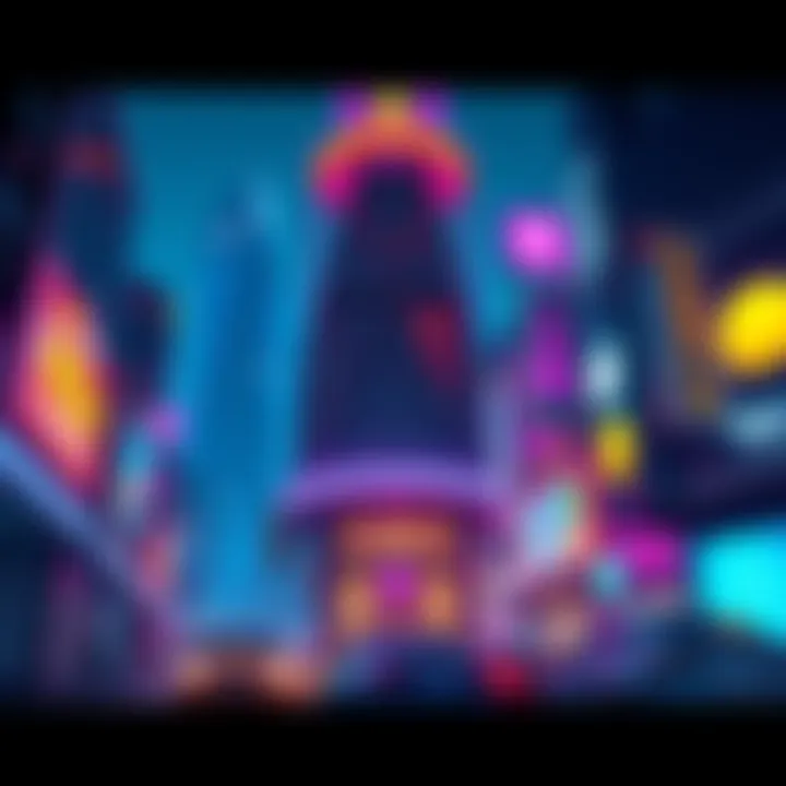A scene from Welcome to Night City featuring high-resolution graphics and NPC customization options