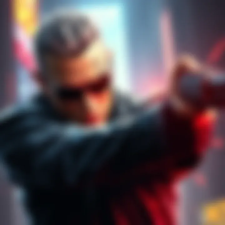 Wesker showcased in gameplay, displaying altered moves and techniques after the recent update