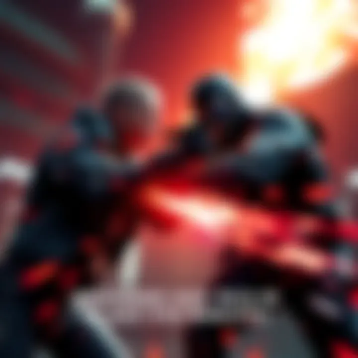 A player executing the Hug Tech move with Wesker in a video game on Xbox, showcasing a fast-paced action scene.