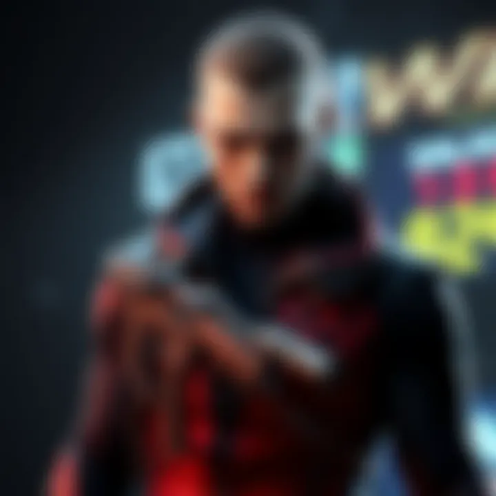 Fan art showcasing a character resembling Wesker in a Zeno-inspired skin design