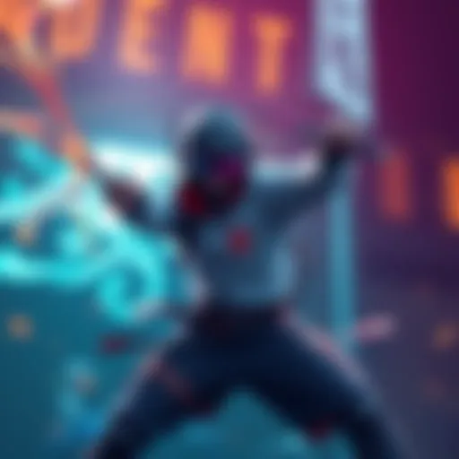 Character using a whip in a game A gaming character skillfully swinging a whip to perform a whip dangle move