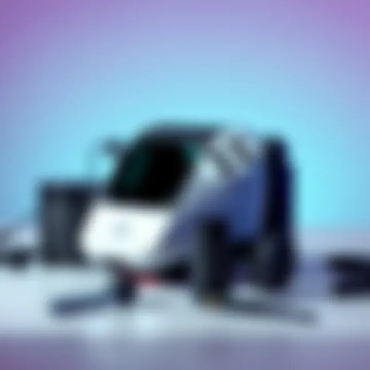 White Gaming Shell with Black Cosmetics A white gaming shell displayed next to black cosmetic accessories, showcasing their contrasting colors.