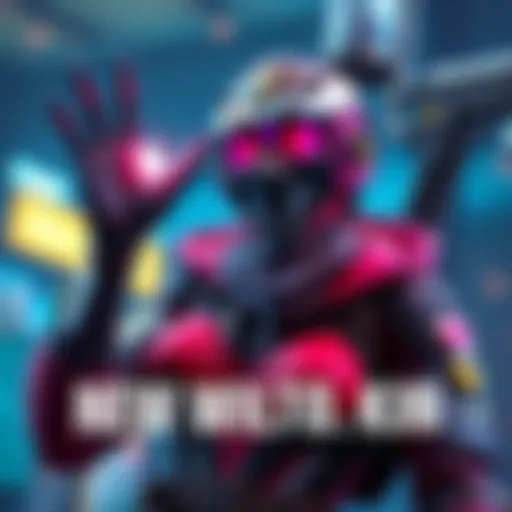 A gamer excitedly showing their new Widow skin with vibrant colors and cool design in a lootbox context.